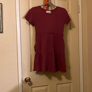 Long flowing dress with frills for younger girl